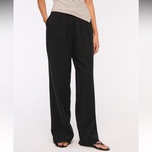 Abercrombie & Fitch Linen Blend Pull On Pant